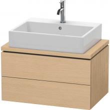 Duravit LC580603030 - L-Cube Two Drawer Vanity Unit For Console Natural Oak