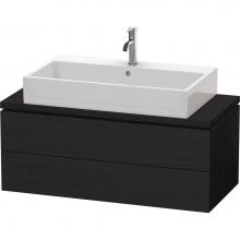 Duravit LC580901616 - L-Cube Two Drawer Vanity Unit For Console Oak Black