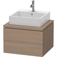 Duravit LC581503535 - L-Cube One Drawer Vanity Unit For Console Oak Terra