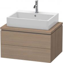 Duravit LC581603535 - L-Cube Two Drawer Vanity Unit For Console Oak Terra