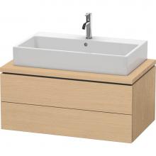 Duravit LC581803030 - L-Cube Two Drawer Vanity Unit For Console Natural Oak