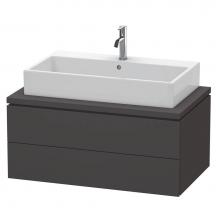 Duravit LC581808080 - L-Cube Two Drawer Vanity Unit For Console Graphite