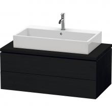 Duravit LC581901616 - L-Cube Two Drawer Vanity Unit For Console Oak Black