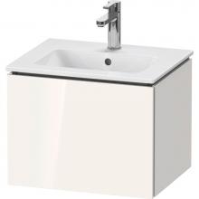 Duravit LC611808585 - L-Cube One Drawer Wall-Mount Vanity Unit White