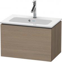 Duravit LC615603535 - L-Cube One Drawer Wall-Mount Vanity Unit Oak Terra