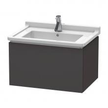 Duravit LC616408080 - L-Cube Wall-Mount Vanity Unit Graphite