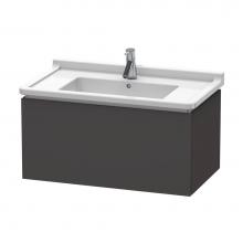 Duravit LC616508080 - L-Cube Wall-Mount Vanity Unit Graphite