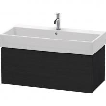 Duravit LC617801616 - L-Cube One Drawer Wall-Mount Vanity Unit Oak Black