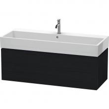 Duravit LC617901616 - L-Cube One Drawer Wall-Mount Vanity Unit Oak Black