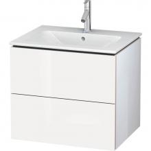 Duravit LC000802222 - L-Cube Wall-Mount Vanity Kit White