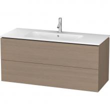 Duravit LC624303535 - L-Cube Two Drawer Wall-Mount Vanity Unit Oak Terra