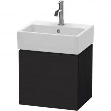 Duravit LC6245R1616 - L-Cube One Door Wall-Mount Vanity Unit Oak Black