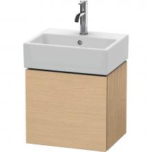 Duravit LC6245R3030 - L-Cube One Door Wall-Mount Vanity Unit Natural Oak