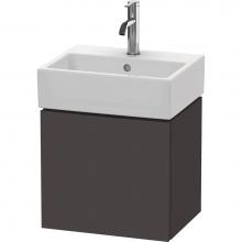 Duravit LC6245L8080 - L-Cube One Door Wall-Mount Vanity Unit Graphite