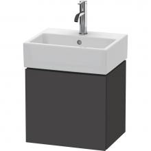 Duravit LC6245R8080 - L-Cube One Door Wall-Mount Vanity Unit Graphite