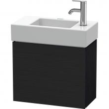 Duravit LC6246R1616 - L-Cube One Door Wall-Mount Vanity Unit Oak Black