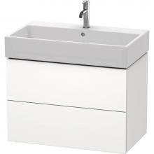 Duravit LC627701818 - L-Cube Two Drawer Wall-Mount Vanity Unit White