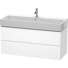 Duravit LC627901818 - L-Cube Two Drawer Wall-Mount Vanity Unit White