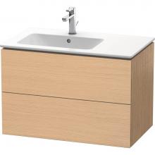 Duravit LC629103030 - L-Cube Two Drawer Wall-Mount Vanity Unit Natural Oak