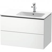 Duravit LC629201818 - L-Cube Two Drawer Wall-Mount Vanity Unit White