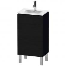 Duravit LC6580R1616 - L-Cube One Door Floorstanding Vanity Unit Oak Black