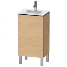 Duravit LC6580L3030 - L-Cube One Door Floorstanding Vanity Unit Natural Oak