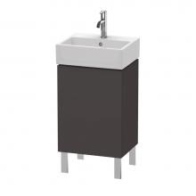 Duravit LC6750L8080 - L-Cube One Door Floorstanding Vanity Unit Graphite