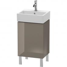 Duravit LC6750R8989 - Duravit L-Cube One Door Floorstanding Vanity Unit Flannel Gray