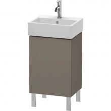 Duravit LC6750R9090 - Duravit L-Cube One Door Floorstanding Vanity Unit Flannel Gray