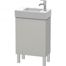 Duravit LC6751L0707 - L-Cube One Door Floorstanding Vanity Unit Concrete Gray