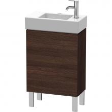 Duravit LC6751L5353 - Duravit L-Cube One Door Floorstanding Vanity Unit Chestnut Dark