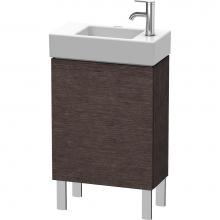 Duravit LC6751L7272 - L-Cube One Door Floorstanding Vanity Unit Dark Brushed Oak