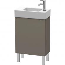 Duravit LC6751L9090 - Duravit L-Cube One Door Floorstanding Vanity Unit Flannel Gray