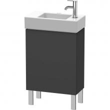 Duravit LC6751R4949 - L-Cube One Door Floorstanding Vanity Unit Graphite