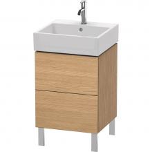 Duravit LC677405252 - Duravit L-Cube Floor Standing Vanity Unit  European Oak