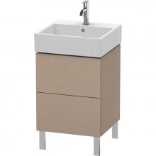 Duravit LC677407575 - L-Cube Two Drawer Floorstanding Vanity Unit Linen