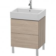 Duravit LC677503131 - Duravit L-Cube Floor Standing Vanity Unit  Pine Silver