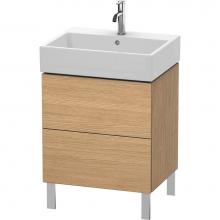 Duravit LC677505252 - Duravit L-Cube Floor Standing Vanity Unit  European Oak