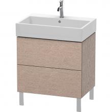 Duravit LC677601111 - Duravit L-Cube Two Drawer Floorstanding Vanity Unit Cashmere Oak