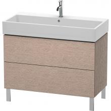 Duravit LC677801111 - Duravit L-Cube Two Drawer Floorstanding Vanity Unit Cashmere Oak