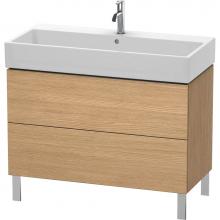 Duravit LC677805252 - Duravit L-Cube Floor Standing Vanity Unit  European Oak