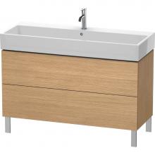 Duravit LC677905252 - Duravit L-Cube Floor Standing Vanity Unit  European Oak