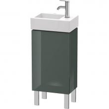 Duravit LC6793L3838 - Duravit L-Cube One Door Floorstanding Vanity Unit Dolomite Gray