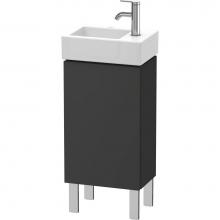 Duravit LC6793L4949 - L-Cube One Door Floorstanding Vanity Unit Graphite