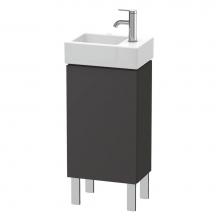 Duravit LC6793L8080 - L-Cube One Door Floorstanding Vanity Unit Graphite