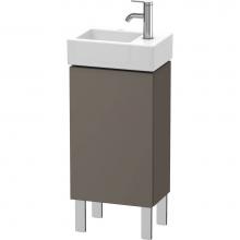 Duravit LC6793L9090 - Duravit L-Cube One Door Floorstanding Vanity Unit Flannel Gray