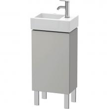 Duravit LC6793R0707 - L-Cube One Door Floorstanding Vanity Unit Concrete Gray