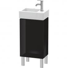 Duravit LC6793R4040 - L-Cube One Door Floorstanding Vanity Unit Black