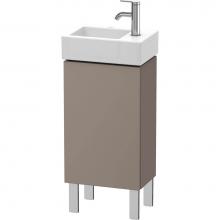 Duravit LC6793R4343 - L-Cube One Door Floorstanding Vanity Unit Basalt