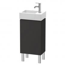 Duravit LC6793R8080 - L-Cube One Door Floorstanding Vanity Unit Graphite